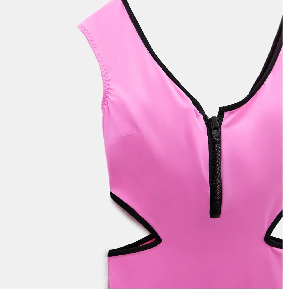 {Zara} Brand New Cut Out One Piece Swimsuit